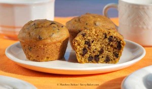 Matt's photo of my original pumpkin muffins