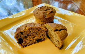 GF Chocolate Chip Pumpkin Muffins (Gluten-free AND Dairy-free)